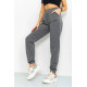 Спорт штани жіночі, колір темно-сірий, 206R001