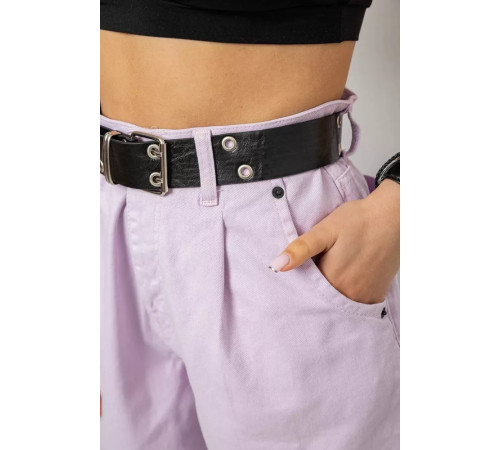 Джинсы женские баллоны, цвет сиреневый, 182R00263.