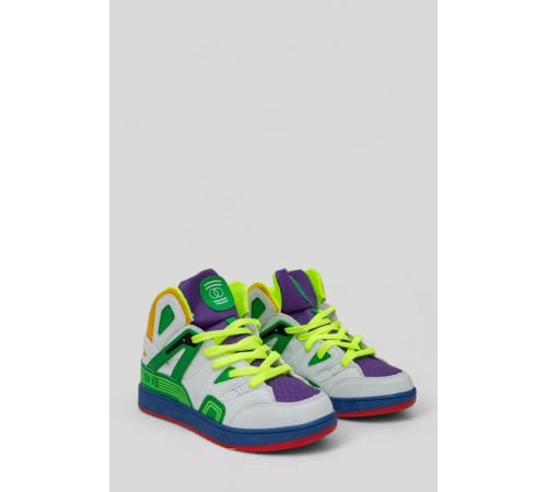 Кросівки чоловічі демісезонні, колір біло-зелений, 243R8939A