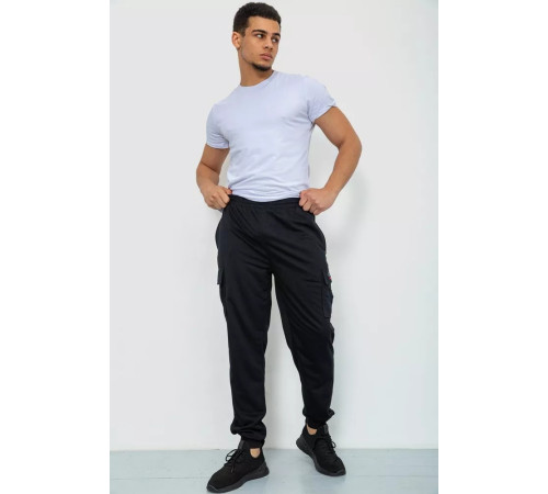 Спорт мужские брюки, цвет черный, 244R41206
