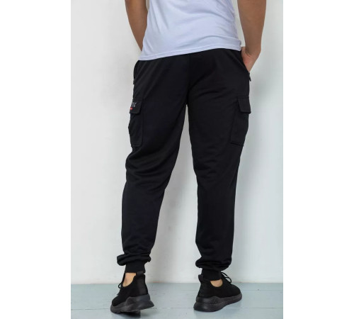 Спорт мужские брюки, цвет черный, 244R41206
