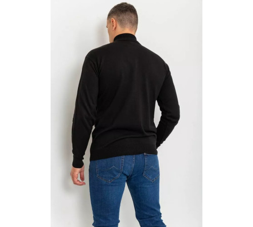 Свитер мужской, цвет черный, 161R1880