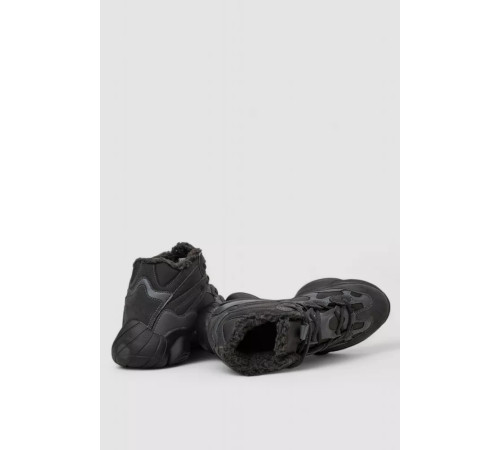 Кросівки чоловічі зимові на хутрі, колір темно-сірий, 248RCX707