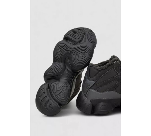 Кросівки чоловічі зимові на хутрі, колір темно-сірий, 248RCX707