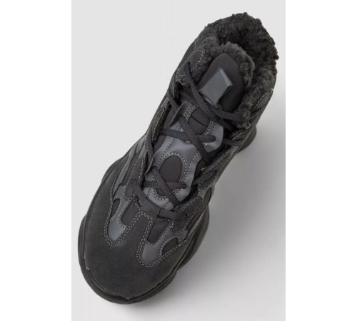 Кросівки чоловічі зимові на хутрі, колір темно-сірий, 248RCX707