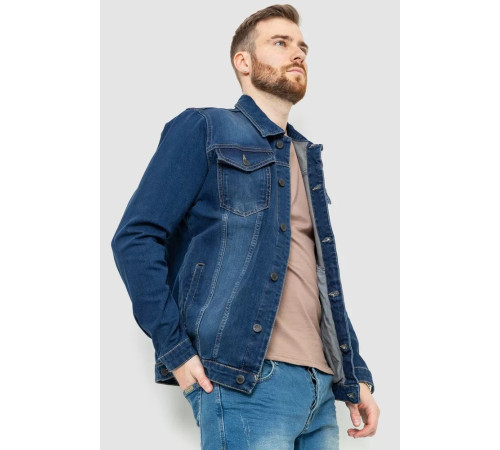 Джинсовая куртка мужская, цвет синий, 157R0143