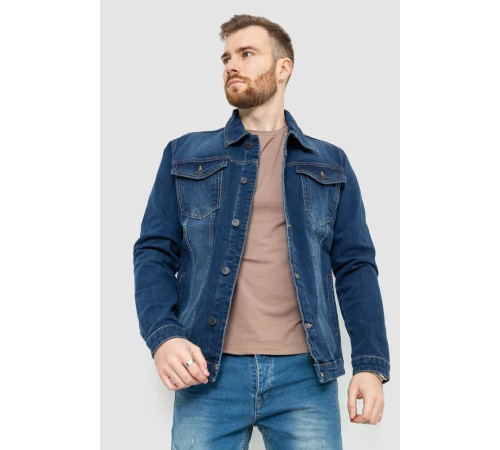 Джинсовая куртка мужская, цвет синий, 157R0143