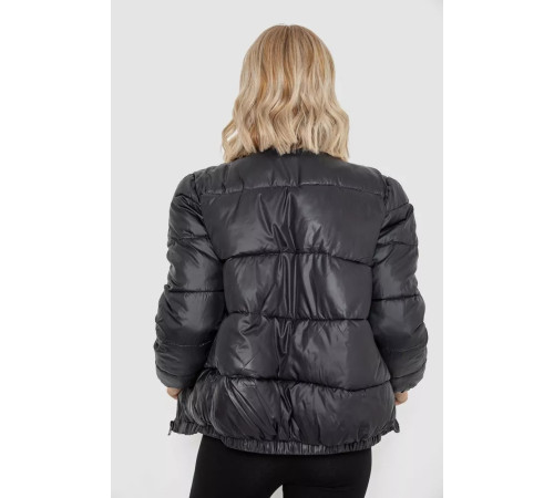 Куртка жіноча демісезонна, колір чорний, 244R007-5