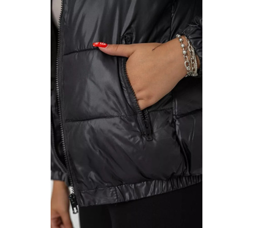 Куртка жіноча демісезонна, колір чорний, 244R007-5