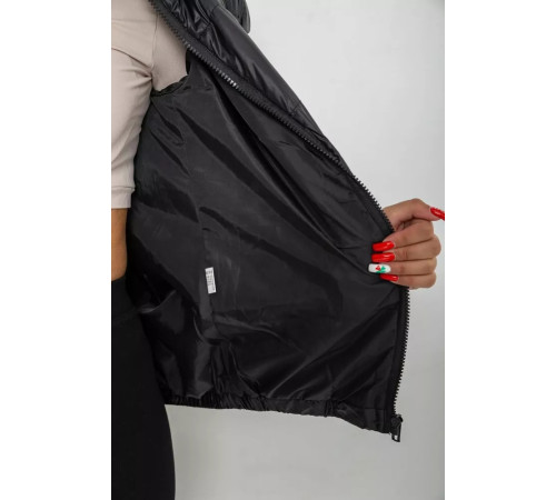 Куртка жіноча демісезонна, колір чорний, 244R007-5