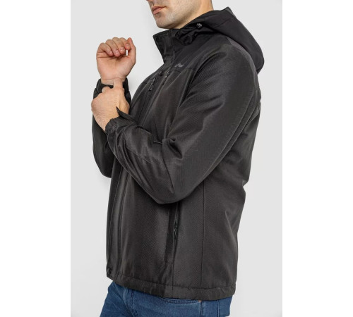 Куртка чоловіча демісезонна, колір чорний, 214R22013