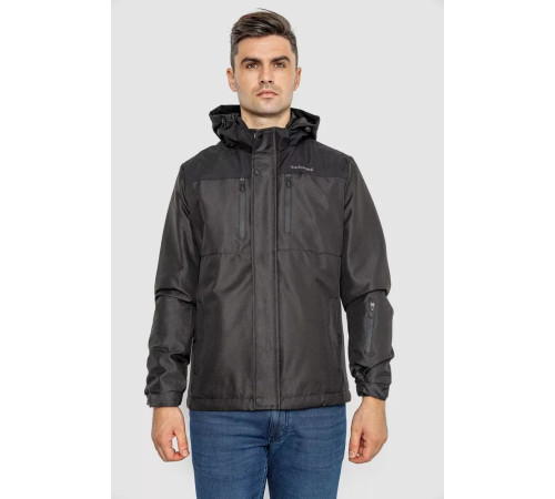 Куртка чоловіча демісезонна, колір чорний, 214R22013