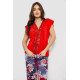Піжама жіноча, колір червоний, 243R1484-031