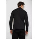 Гольф чоловічий на флісі, колір чорний, 238R338