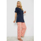 Пижама женская с принтом, цвет синий, 243R10362.