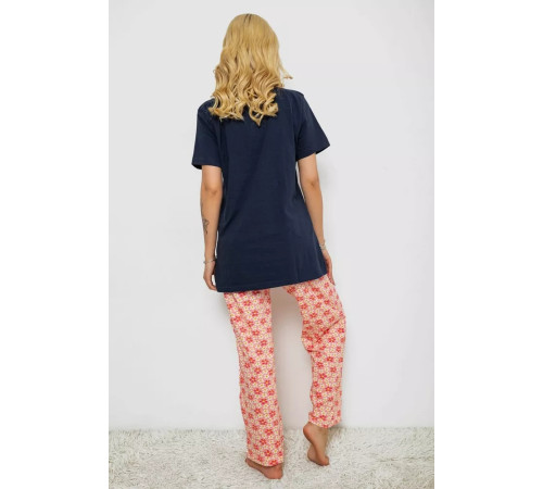 Пижама женская с принтом, цвет синий, 243R10362.