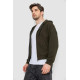 Кофта мужская на молнии с капюшоном, цвет хаки, 238R103-1.