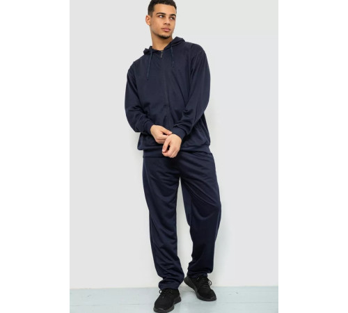 Спорт чоловічий костюм, колір темно-синій, 244R9112