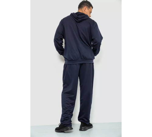 Спорт чоловічий костюм, колір темно-синій, 244R9112