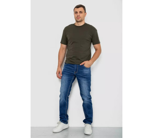 Футболка мужская однотонная, цвет хаки, 102R1102.