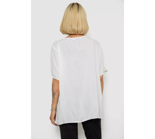 Блуза, колір молочний, 244RM207