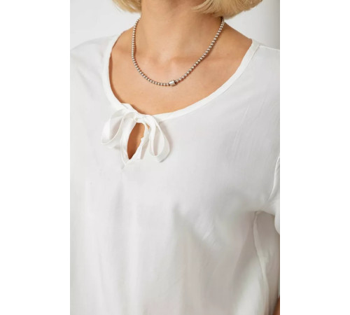 Блуза, колір молочний, 244RM207