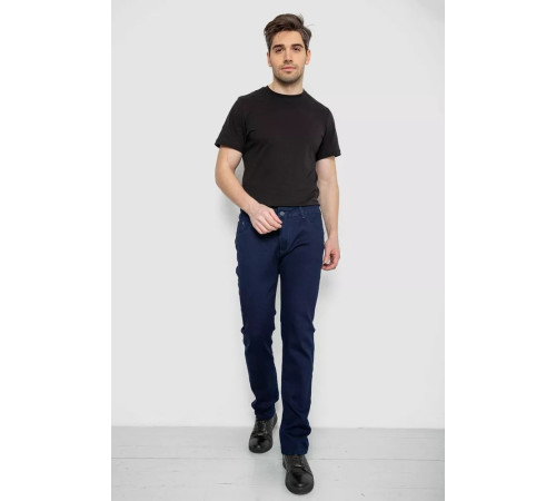 Джинси чоловічі, колір темно-синій, 244R1043