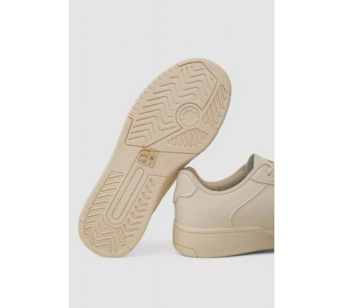 Кеды женские однотонные, цвет бежевый, 248RAD20