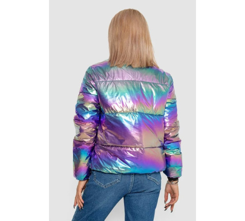 Куртка женская демисезонная плащевка, цвет разноцветный, 243R2022.