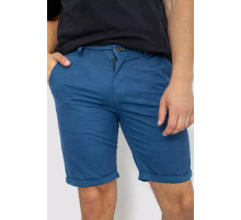 Шорты мужские однотонные, цвет джинс, 244R8123.