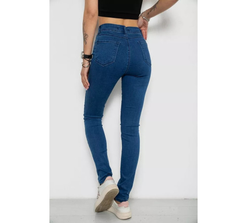 Джинси жіночі Skinny, колір синій, 182R3629