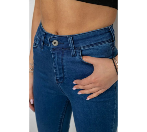Джинси жіночі Skinny, колір синій, 182R3629