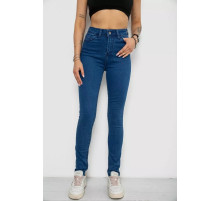 Джинси жіночі Skinny, колір синій, 182R3629