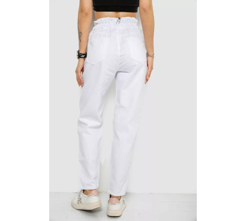 Джинси жіночі, колір білий, 182R1601-1