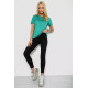 Футболка жіноча, колір зелений, 244R2220