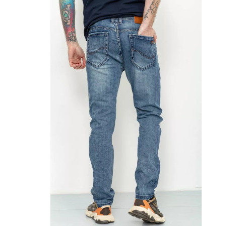 Джинси чоловічі демісезонні, колір синій, 190R6831-1