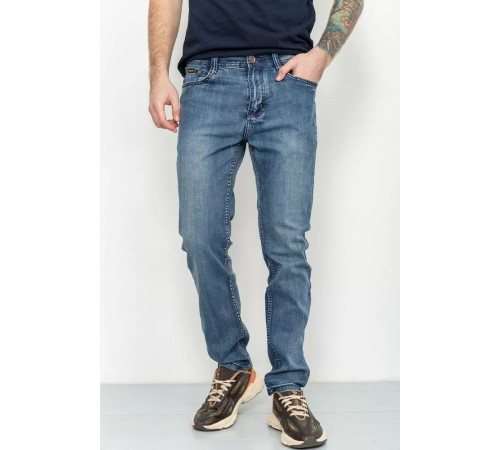 Джинси чоловічі демісезонні, колір синій, 190R6831-1