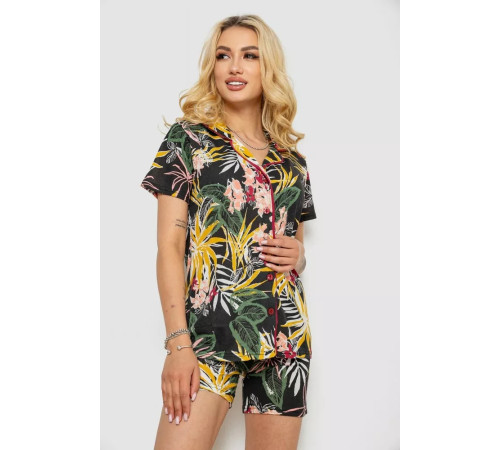 Пижама женская с принтом, цвет разноцветный, 243R70350.