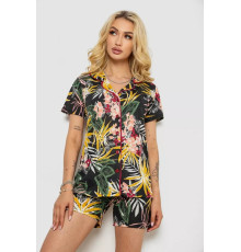 Піжама жіноча з принтом, колір різноколір, 243R70350