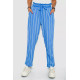 Штани жіночі в смужку, колір блакитний, 244R306