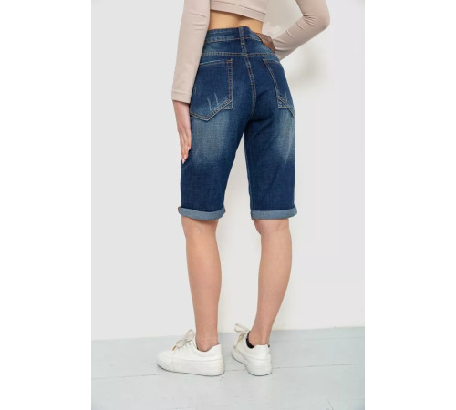 Шорты джинсовые мужские женские с потертостями, цвет синий, 244R5552