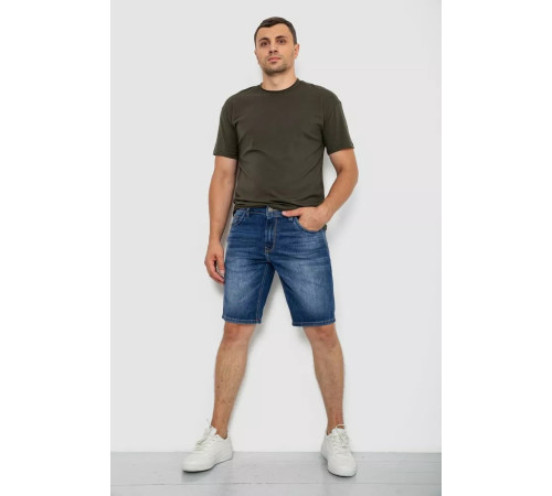Джинсові шорти чоловічі, колір синій, 244R5A-046