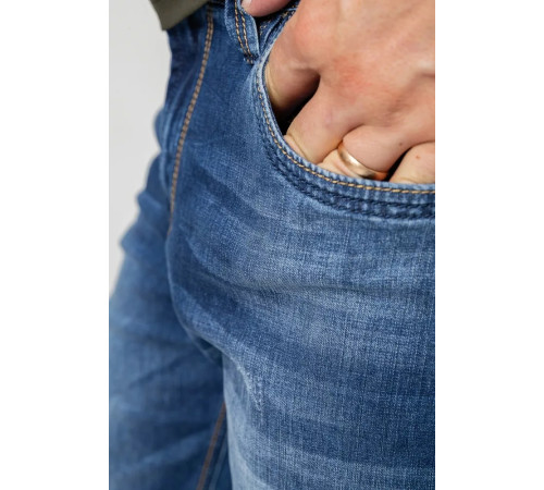 Джинсові шорти чоловічі, колір синій, 244R5A-046