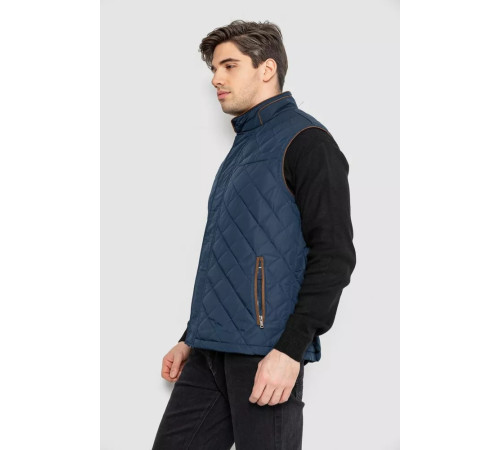 Жилетка чоловіча демісезонна, колір темно-синій, 244RM5