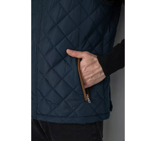 Жилетка чоловіча демісезонна, колір темно-синій, 244RM5