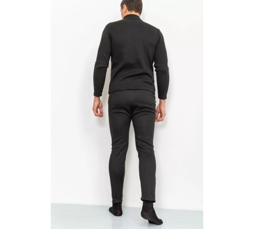 Термобілизна чоловіча, колір чорний, 190R150