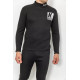 Термобілизна чоловіча, колір чорний, 190R150