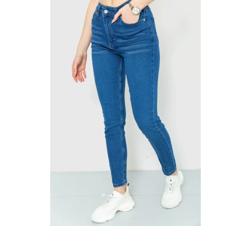 Джинси жіночі Skinny, колір синій, 164R3500