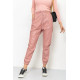 Лосини жіночі на флісі, колір пудровий, 164R150