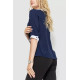 Блуза жіноча, колір синьо-білий, 172R11-1